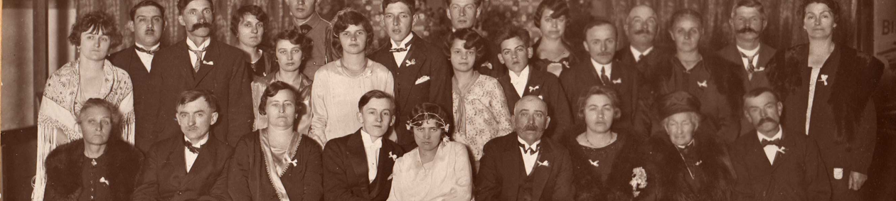 Mariage Pierre Gibassier et Jeanne Barbier 1928